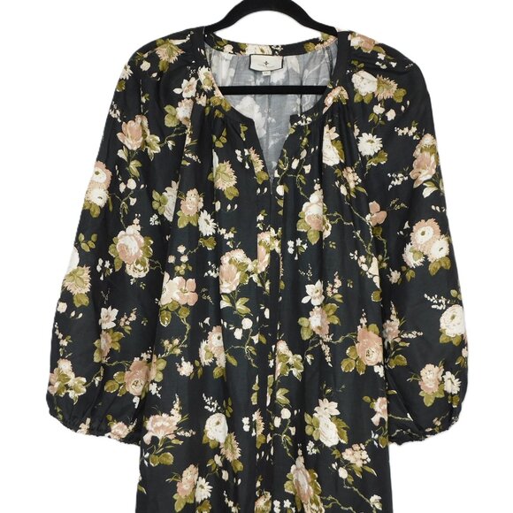 Tuckernuck Midnight Garden Lyles Dress | Maxi Floral Tiered | No Belt | EUC | XL - Picture 2 of 10